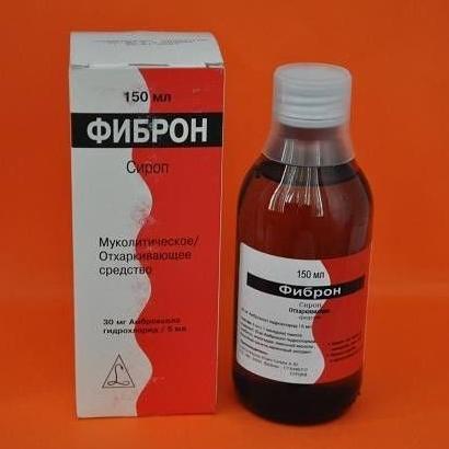 Фиброн сироп 30 мг/5 мл 150 мл