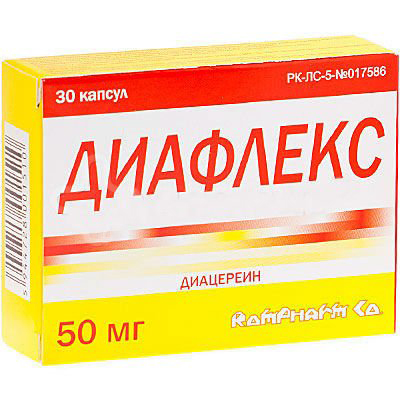 Диафлекс капсулалар 50 мг № 30
