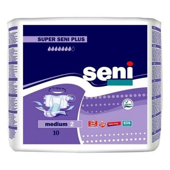 Подгузники для взрослых Super Seni Plus Medium № 10