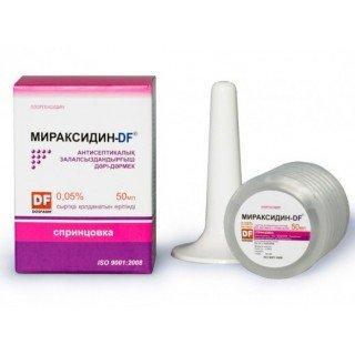 Мираксидин-DF шприцпен әйелдерге арналған ерітінді 0,05% 50 мл