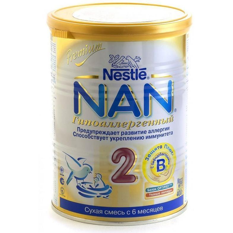 Молочная смесь Нан-2 гипоаллергенный 400 гр