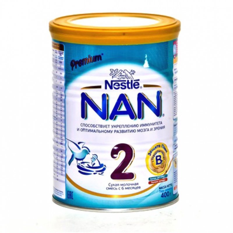 Молочная смесь Нан-2 Пребио 400 гр