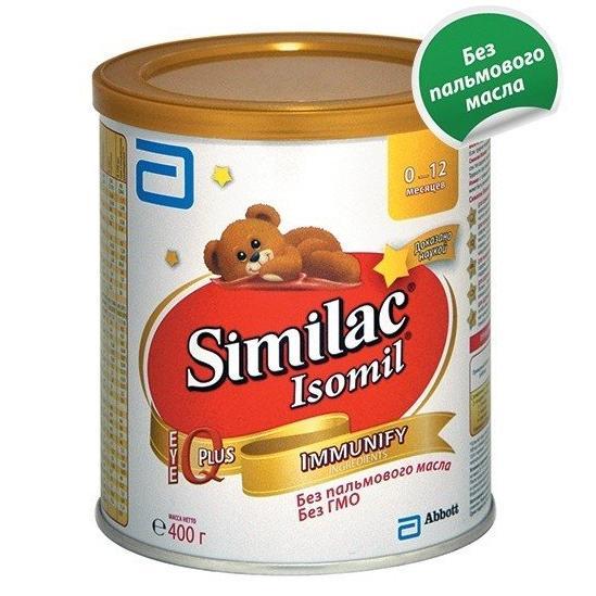 Молочная смесь Симилак Изомил при аллергии 400 гр