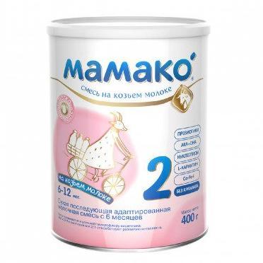 Мамако 2 ешкі сүтінің қоспасы 400 гр