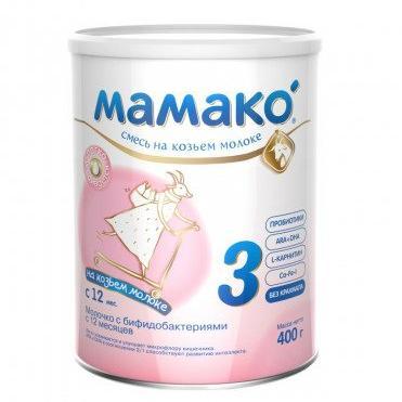 Мамако 3 ешкі сүтінің қоспасы 400 гр