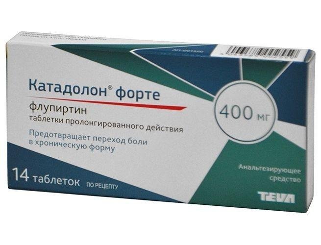 Катадолон форте таблеткалар 400 мг № 14
