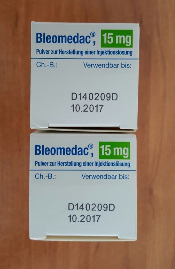 Блеомедак лиофилизат для раствора для инъекций 15 мг № 1