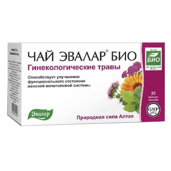 Эвалар БИО гинекологические травы фито-чай № 20