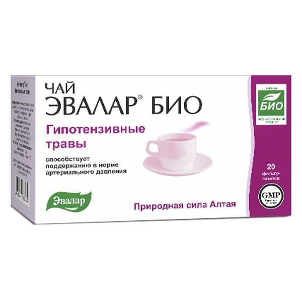 Эвалар БИО гипотензивные травы фито-чай № 20