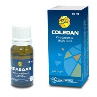Коледан (витамин Д3)  капли для приема внутрь 10 мл