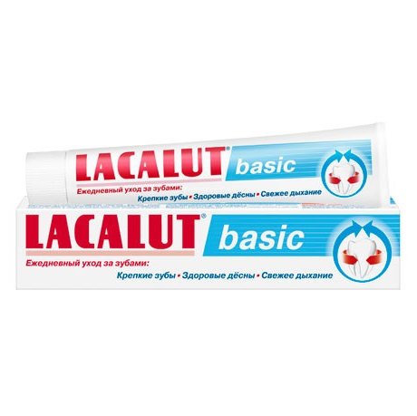 Зубная паста Лакалут Basic 75 мл