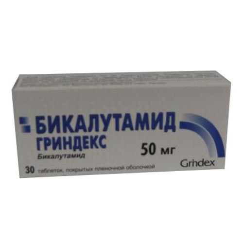Бикалутамид Гриндекс таблеткалар 50 мг № 30