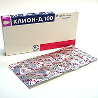 Клион Д қынаптық таблеткалар 100 мг № 10