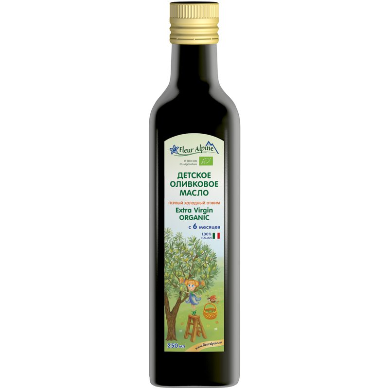 Флер Альпин (Fleur Alpine) масло оливковое детское с 6 месяцев 250 мл