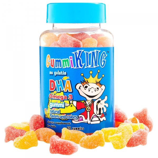 Гамми Кинг(Gummi King) ДГК Омега-3 шайнайтын пастилкалар № 60