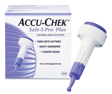Ланцет  Акку-Чек (Accu-Chek) Safe-T-Pro Plus № 200