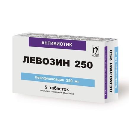 Левозин таблеткалар 250 мг № 5