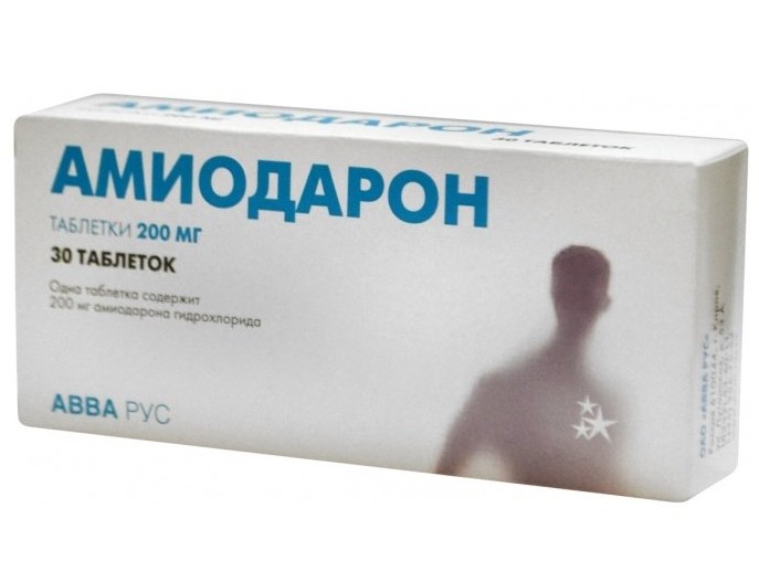 Амиодарон таблеткалар 200 мг № 30