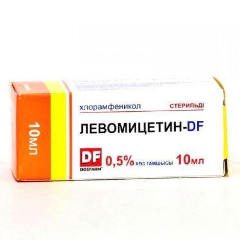 Левомицетин-DF көз тамшылары 0,5% 10 мл