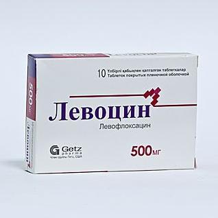 Левоцин таблетки 500 мг № 10