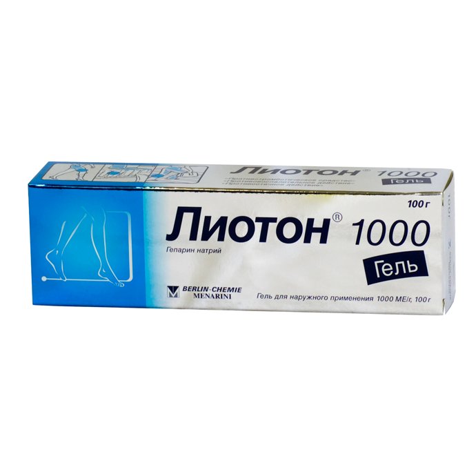 Лиотон 1000 гель 100 гр