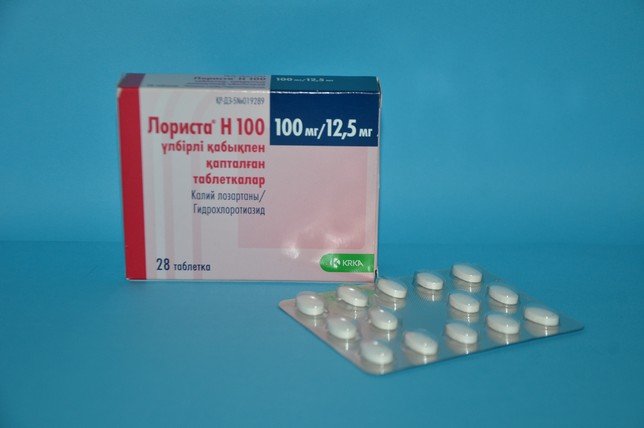 Лориста Н таблетки 100 мг/12,5 мг № 28 в Нур-Султане | Цена, инструкция .