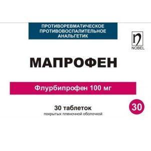 Мапрофен таблетки 100 мг № 30