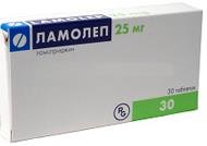 Ламолеп таблеткалар 25 мг № 30