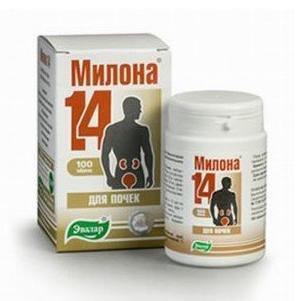 Милона-14 бүйрек  таблеткалар 500 мг № 100