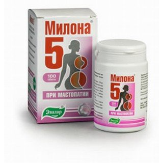 Милона-5 мастопатия таблетки 500 мг № 100