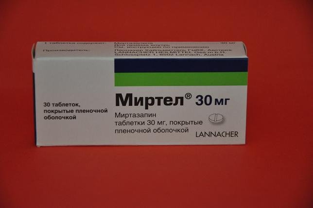 Миртел таблетки 30 мг № 30