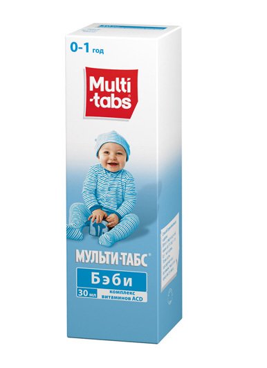Мульти-табс Baby капли 30 мл в Нур-Султане | Цена, инструкция, аналоги