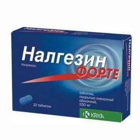 Налгезин Форте таблеткалар 550 мг № 10