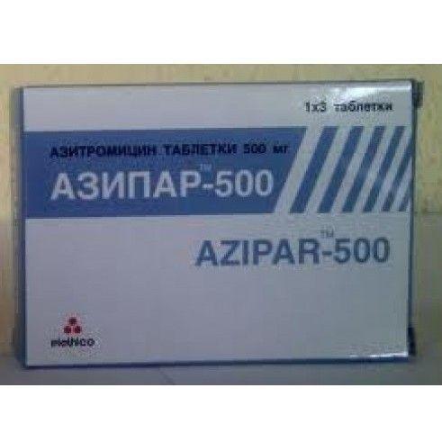 Азипар таблеткалар 500 мг № 3