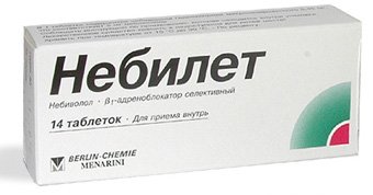 Небилет таблеткалар 5 мг № 14