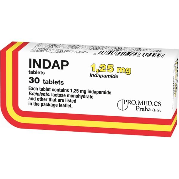 Индап таблеткалар 1,25 мг № 30