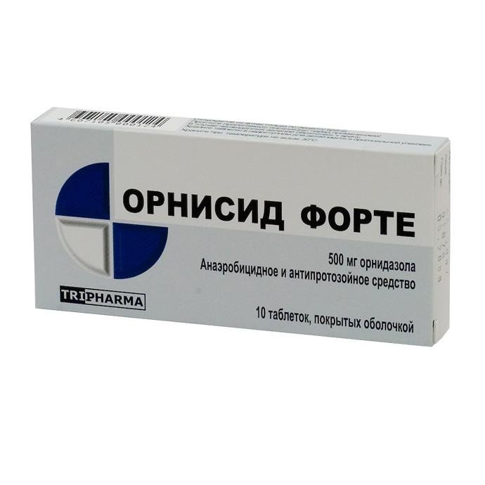 Орнисид Форте таблетки 500 мг № 10