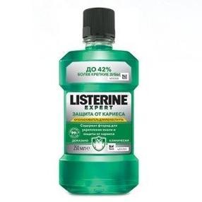 Листерин ополаскиватель для полости рта защита от кариеса 250 мл