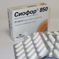 Сиофор таблеткалар 850 мг № 60