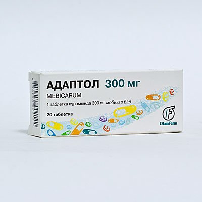 Адаптол таблеткалар 300 мг № 20