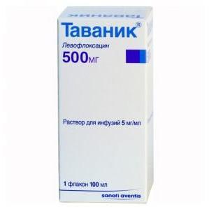 Таваник раствор для инфузий 5 мг/мл 100 мл № 1