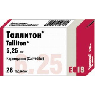 Таллитон таблеткалар 6,25 мг № 28
