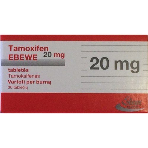 Тамоксифен таблетки 20 мг № 30