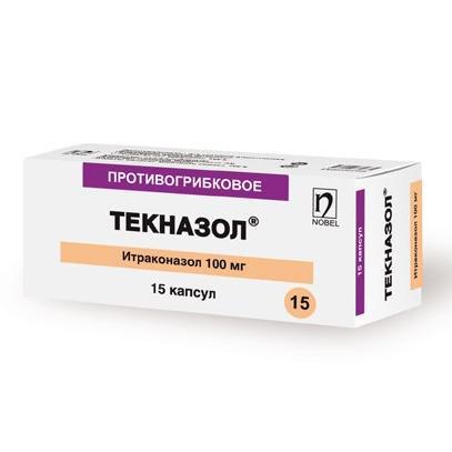 Текназол капсулы 100 мг № 15