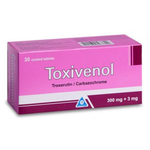Токсивенол таблеткалар 300 мг/3 мг № 30