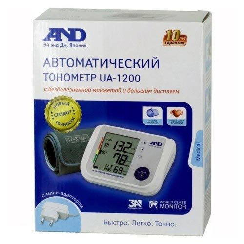 Тонометр автомат на плечо AND UA-1200
