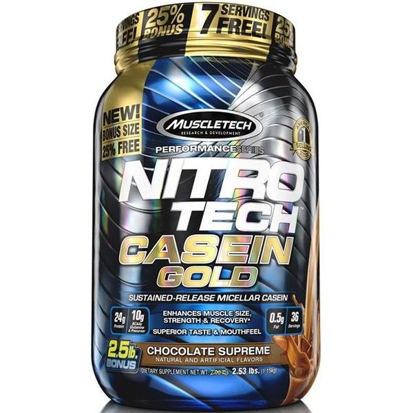 MuscleTech Nitro-Tech Casein Gold (2,5 lbs) 1150 гр