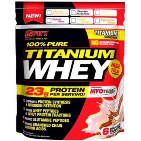 San 100% Pure Titanium Whey (10 lbs) 4540 гр