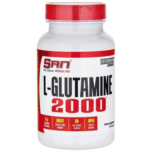 San L-Glutamine 2000 капсулы № 100