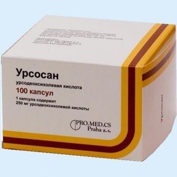 Урсосан капсулы 250 мг № 100